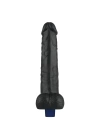 27.2 cm USB Şarjlı Yeni Nesil Realistik Titreşimli Zenci Dildo Penis