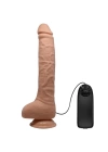 28 cm Titreşimli Gerçekçi Kalın Dildo Penis - Dick