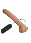 28 cm Titreşimli Gerçekçi Kalın Dildo Penis - Dick