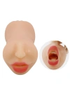 3 Boyutlu Ten Rengi Suni Oral & Vajinal Mastürbatör - Zoey