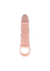 3 cm Dolgu Uzatmalı Titreşimli Penis Kılıfı Prezervatif Vibratör