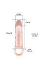 Wossi 3 cm Dolgu Uzatmalı Titreşimli Penis Kılıfı Prezervatif Vibratör
