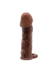 Wossi 3 cm Uzatmalı Damarlı Penis Kılıfı
