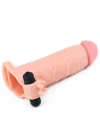 3 cm Uzatmalı Realistik Titreşimli Penis Kılıfı XTender
