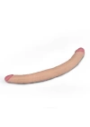 Wossi 36 cm Realistik Çift Uçlu Esnek Anal ve Vajinal Dildo