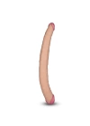 Wossi 36 cm Realistik Çift Uçlu Esnek Anal ve Vajinal Dildo