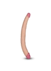 Wossi 36 cm Realistik Çift Uçlu Esnek Anal ve Vajinal Dildo