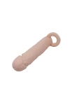 Wossi 4 cm Dolgulu Realistik Uzatmalı Penis Kılıfı Dildo Ten Rengi Penis