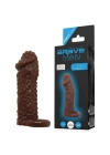Wossi 4 cm Uzatmalı Damarlı Penis Kılıfı