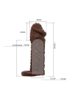 Wossi 4 cm Uzatmalı Damarlı Penis Kılıfı