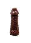 Wossi 4 cm Uzatmalı Titreşimli Tırtıklı Penis Kılıfı