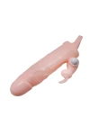 Wossi 5 cm Dolgu Uzatmalı Titreşimli Penis Kılıfı Prezervatif Vibratör