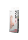 Wossi 5 cm Dolgu Uzatmalı Titreşimli Penis Kılıfı Prezervatif Vibratör