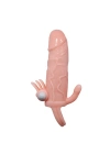 Anal Vajinal Klitoral Uyarıcılı Titreşimli Penis Kılıfı