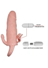 Anal Vajinal Klitoral Uyarıcılı Titreşimli Penis Kılıfı