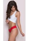 Bacio Fantazi Kırmızı Dantelli Seksi  Kadın Tanga BC0013