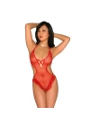 Bacio  Fantazi Kırmızı Tül Kurdaleli Seksi Babydol BC3234-1