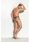 Bacio Fantezi  Erkek Aşk Kırmızısı Seksi Metalli Tanga - String BC4598