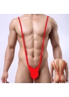 Bacio Fantezi  Lastikli Kırmızı Erkek String - Tanga BC4615
