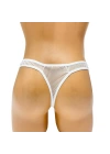 Bacio Fantezi Seksi Beyaz Transparan Erkek İç Çamaşırı BC4584
