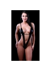 Bacio Fantezi Seksi Siyah Saten Gecelik BC9171