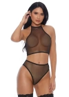 Bacio Fantezi Seksi Transparan Tül Sütyen Kilot Takımı BC9219