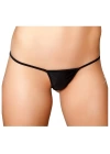 Bacio Fantezi Siyah Lame String Tanga BC1288