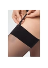 Bacio Kadın Siyah Düz Jartiyer Çorabı BC0434