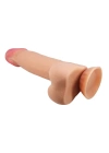 Wossi Belden Bağlamalı 21,8 cm Kıkırdak Yapılı Çift Katmanlı Gerçekçi Dildo Penis