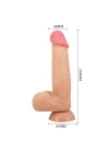 Wossi Belden Bağlamalı 21,8 cm Kıkırdak Yapılı Çift Katmanlı Gerçekçi Dildo Penis