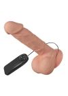 Belden Bağlamalı 21,8 cm Titreşimli Gerçekçi Kalın Dildo Penis - Bahamut