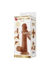 Belden Bağlamalı 22 cm Yeni Nesil Çift Katmanlı Realistik Vantuzlu Dildo Penis - Tallen