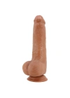 Belden Bağlamalı 23,3 cm Yeni Nesil Çift Katmanlı Realistik Vantuzlu Dildo Penis - Draco