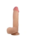 Belden Bağlamalı 23,4 cm Çift Katmanlı Gerçekçi Dildo Penis