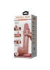 Belden Bağlamalı 24 cm Kıkırdak Yapılı Çift Katmanlı Gerçekçi Melez Dildo Penis