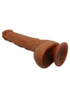 Belden Bağlamalı 25,2 cm Realistik Vantuzlu Melez Dildo Penis - Jason