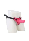 Belden Bağlamalı Modern Dildo Pembe 12,5 cm