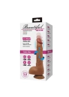 Belden Bağlamalı USB Şarjlı 25 cm Oynar Başlı İleri Geri Hareketli Titreşimli Dildo - Wilks