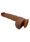 Belden Bağlamalı USB Şarjlı 25 cm Oynar Başlı İleri Geri Hareketli Titreşimli Dildo - Wilks