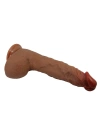 Belden Bağlamalı USB Şarjlı 25 cm Oynar Başlı İleri Geri Hareketli Titreşimli Dildo - Wilks