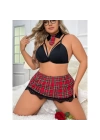 Büyük Beden Seksi Okul Kostümü  BC10145
