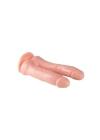 Wossi Çift Uçlu Ten Rengi Realistik Dildo