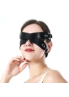 Wossi Deri Çapraz Göz Maskesi Ayarlanabilir Harness