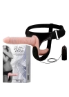 Double Belden Bağlamalı Anal Plug ve Realistik Titreşimli Penis