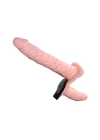 Wossi Double Belden Bağlamalı Anal Plug ve Realistik Titreşimli Penis