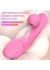 Wossi Emişli Curved Rabbit Vibratör Pembe