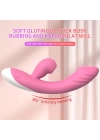 Wossi Emişli Curved Rabbit Vibratör Pembe