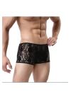 Fantezi Dantelli Seksi Siyah Erkek Boxer - Seksi Erkek İç çamaşırı BC4612