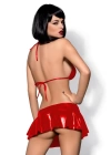 Fantezi Kırmızı Mini Etekli Seksi SütyenTakım Seksi İç Giyim BC9095