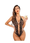 Fantezi Siyah Dantelli Zincirli Seksi  Babydoll BC9251